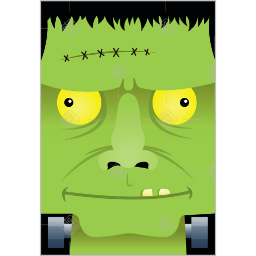Frankenstein topper - portrait