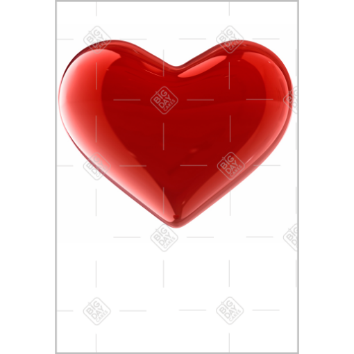 Love heart topper - portrait